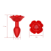 Анальна пробка Rose Rotating червона Анальна пробка Rose Rotating червона