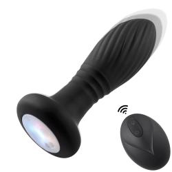 Анальна пробка - Thrusting Anal Plug Black