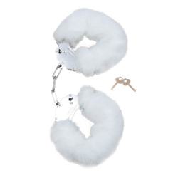 Наручники Fetish Boss Series Furry Cuffs White з хутром