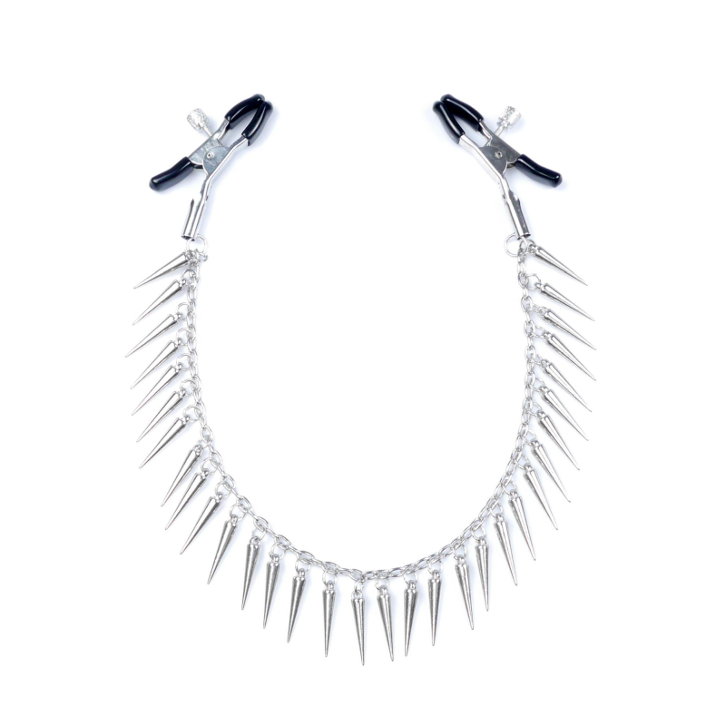 Затискачі для сосків Exclusive Nipple Clamps No.10 сріблясті Затискачі для сосків Exclusive Nipple Clamps No.10 сріблясті