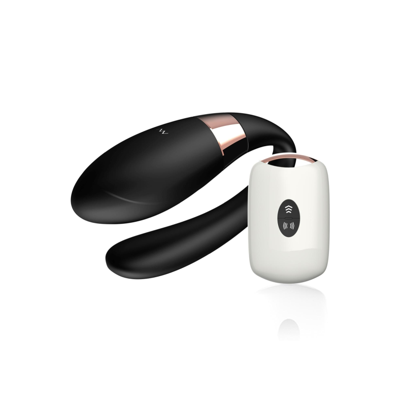Вібратор для пар V-Vibe Black з пультом керування Вібратор для пар V-Vibe Black з пультом керування