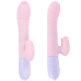 Вібратор - Silicone Vibrator USB 7 Function and Thrusting Function / Heating Pink