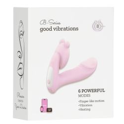 Вібратор - Silicone vibrator, 6 frequenciesFinger function, Heating + APP