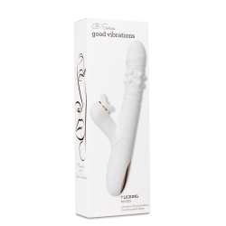 Вібратор Dual Motion Licking Vibe White – подвійна стимуляція