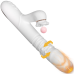 Вібратор Dual Motion Licking Vibe White – подвійна стимуляція