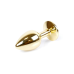 Анальна пробка - Jewellery Gold Plug Light Pink