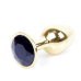 Анальна пробка - Jewellery Gold Plug Black
