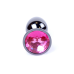 Анальна пробка - Jewellery Dark Silver Plug Pink