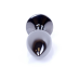 Анальна пробка - Jewellery Dark Silver Plug Black
