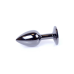 Анальна пробка - Jewellery Dark Silver Plug Black