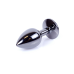 Анальна пробка - Jewellery Dark Silver Plug Green