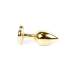 Анальна пробка - Jewellery Gold Heart Plug Pink