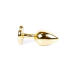 Анальна пробка Jewellery Gold Heart Plug червона Анальна пробка Jewellery Gold Heart Plug червона