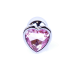 Анальна пробка Jewellery Silver Heart Plug сріблястого кольору Анальна пробка Jewellery Silver Heart Plug сріблястого кольору