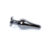 Анальна пробка - Jewellery Dark Silver BUTT PLUG- Purple
