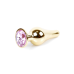 Анальна пробка - Jewellery Gold BUTT PLUG- Rose