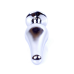 Анальна пробка - Jewellery Silver BUTT PLUG- Green