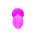 Анальна пробка - Jewellery Silicone Pink Plug S Light Blue