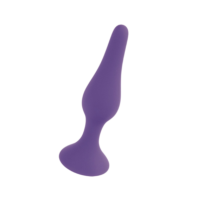 Анальна пробка - Silicone Purple Plug M