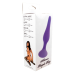 Анальна пробка - Silicone Purple Plug M