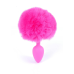 Анальна пробка - Bunny Tail Silicone Pink Plug Pink