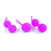 Набір вагінальних кульок - Silicone Kegal Balls Set Purple