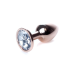 Анальна пробка - Jewellery Red Gold PLUG- Clear
