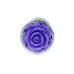 Анальна пробка Jewellery Silver Rose Plug Purple Анальна пробка Jewellery Silver Rose Plug Purple