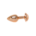 Анальна пробка - Jewellery Red Gold Rose Plug Peach