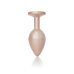 Анальна пробка - Jewellery Pearl Gold Plug Clear M