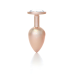 Анальна пробка - Jewellery Pearl Gold Plug Clear L