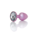 Анальна пробка - Jewellery Pearl Pink Plug Clear S
