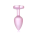Анальна пробка - Jewellery Pearl Pink Heart Plug Clear S