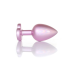 Анальна пробка - Jewellery Pearl Pink Heart Plug Clear L