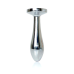 Анальна пробка - Jewellery Silver Plug Clear S