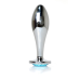 Анальна пробка - Jewellery Silver Plug Light Blue L