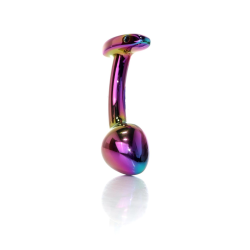 Анальна пробка - Jewellery Multicolour Curved Plug M