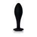 Анальна пробка - Jewellery Silicone Black Plug L Clear