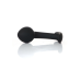Анальна пробка - Silicone Black Curved Plug M