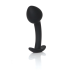Анальна пробка - Silicone Black Curved Plug L