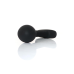 Анальна пробка - Silicone Black Curved Plug L