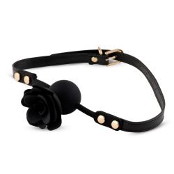 Кляп Black Rose Ball Gag чорний