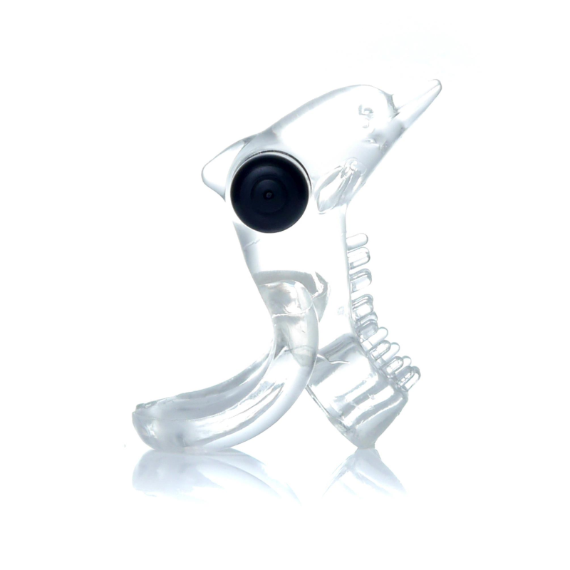 Ерекційне кільце Dolphin Vibro Clear з вібрацією