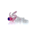 Ерекційне віброкільце Tongue Vibro CockRing Clear