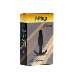 Анальна пробка T-Plug Smooth чорна