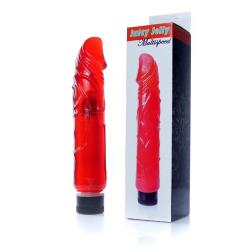 Вібратор Juicy Jelly Multispeed червоний