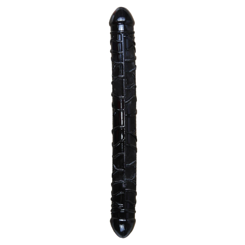 Двосторонній фалоімітатор - Flexible Double Dong Black