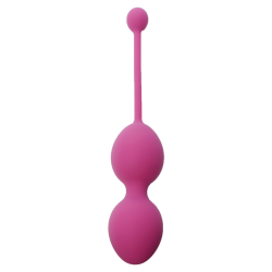 Вагінальні кульки Silicone Kegel Balls Dark Pink