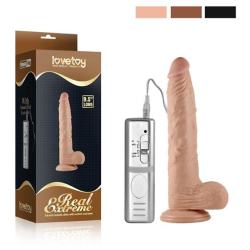 Вібратор - Real Extreme Vibrating Dildo 9.5" Вібратор - Real Extreme Vibrating Dildo 9.5"