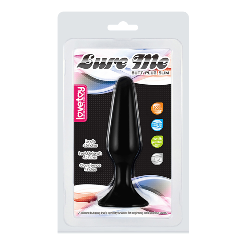 Анальна пробка - Lure Me Butt Plug L Black